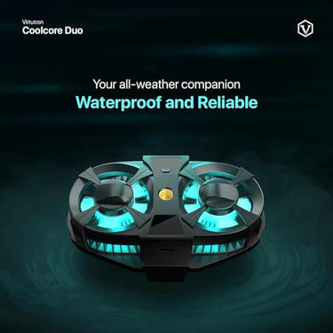 LXINDIA Mobile Cooler Virtutron Frost Master Plus Wired Mobile Cooler Gaming Fan (Double Fan)