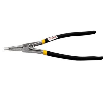 LXINDIA Visko Tools Steel 12inch Circlip Plier External Straight (Black)