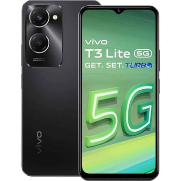 LXINDIA Smart phone Vivo T3 Lite 5G Smartphone (Majestic Black 6GB RAM 128GB Storage)