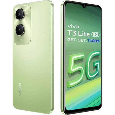 LXINDIA Smart phone Vivo T3 Lite 5G Smartphone (Vibrant Green 4GB Ram 128GB Storage)