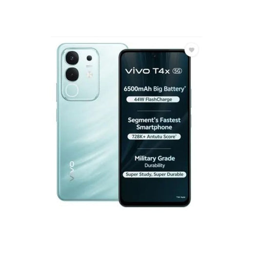 LX INDIA Mobile Phones vivo T4x 5G (Glacial Teal, 256 GB) (8 GB RAM)