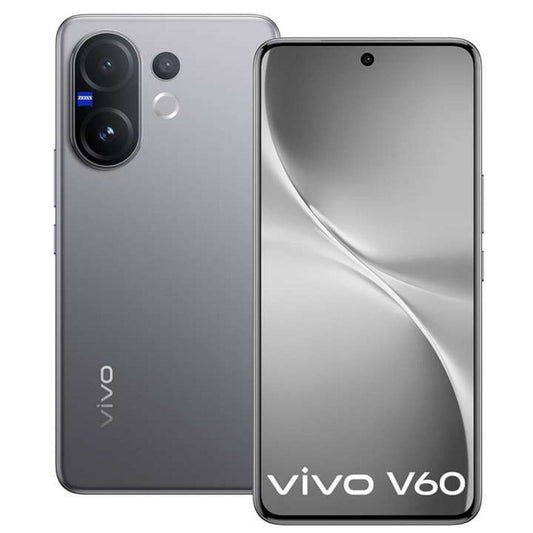 LX INDIA Mobile Phones Vivo V60 5G (Mist Gray, 8GB RAM, 256GB Storage)