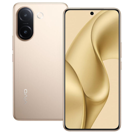 LX INDIA Mobile Phones vivo V60e 5G (Noble Gold, 8GB RAM, 256GB Storage)