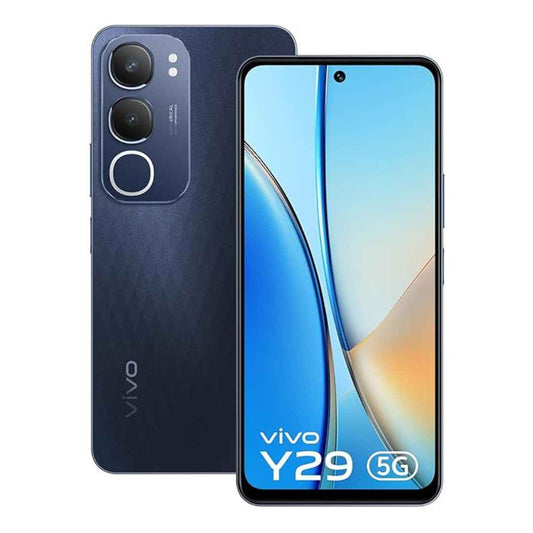 LX INDIA Smart phone Vivo Y29 5G (Diamond Black, 6GB RAM, 128GB Storage)