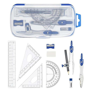 LXINDIA Instrument Box Vobou Math Geometry Kit (Sets of 10) Navy Blue