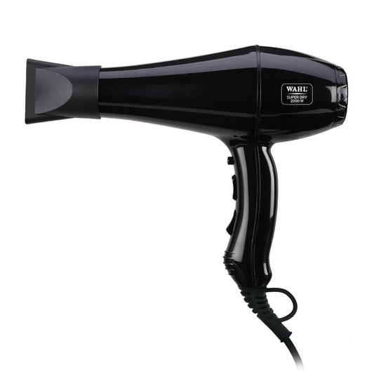 LXINDIA Dryer WAHL 5439 024 Super Dry Professional 2000 Watts Ionic Hair Dryer Black