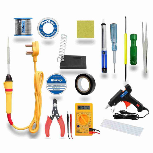 LX INDIA soldering iron Walkers Basic Complete 14in1 Soldering Iron Machine Tool Kit Se
