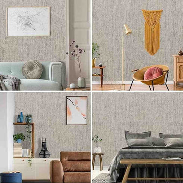 LXINDIA Wallpaper WALLTON Self Adhesive Wood Wallpaper (Fabric 16x48 Inch)