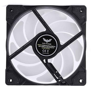 LXINDIA Case Fan WAR HAMMER Kratos 120 mm Auto RGB Kit 1500 RPM Case Fan