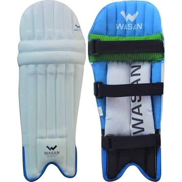 LXINDIA Cricket kit Wasan Cricket Batting Legguard Pads (4 8 Years)  Size XXS (White)