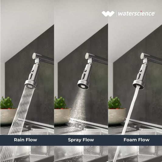 LX INDIA Tap Extender WaterScience Tap Extension for Kitchen Sink | 3 Flow Modes