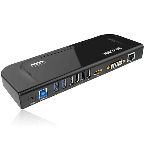 LXINDIA Wavlink USB 3.0 Universal Dual Display Docking Station