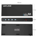 LXINDIA Wavlink USB C 5K Laptop Universal Docking Station