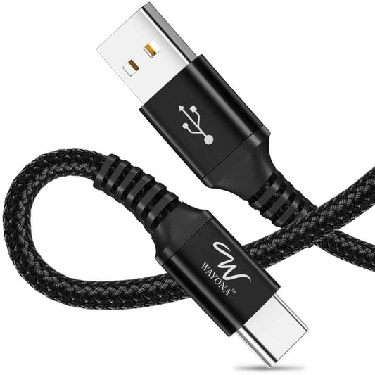 LX INDIA USB C & OTG Cables Wayona Type C Cable 65W (1M, Black)