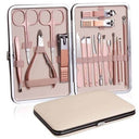 LXINDIA Nail Care Kit Wazdorf 18 IN 1 Stainless Steel Professional Manicure Set Nail Cutter