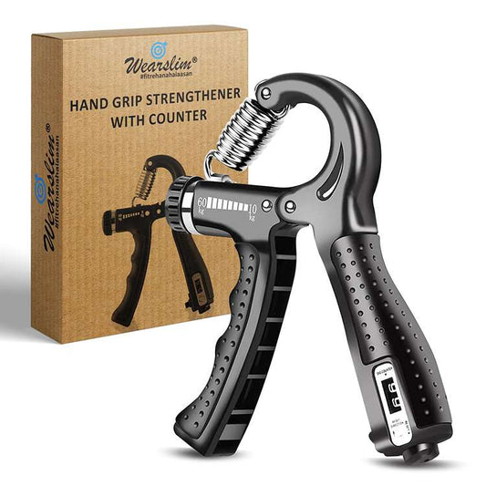 LX INDIA Health & Fitness Wearslim® Professional Hand Grip Strengthener with Counter