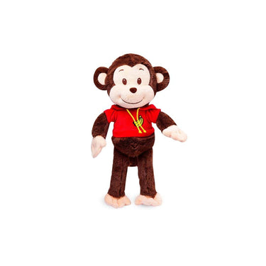 LXINDIA Toys Webby Plush Adorable Smiling Monkey Soft Toys (Dark Brown)