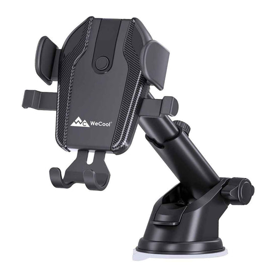 LX INDIA Mobile Holder WeCool C1 Car Mobile Holder (Black)