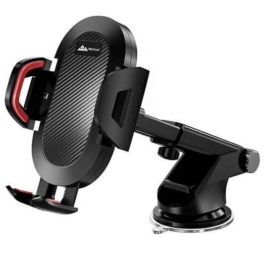 LX INDIA Mobile Holder WeCool C3 Fully Adjustable Premium Car Smartphones Mobile Holder (Black)