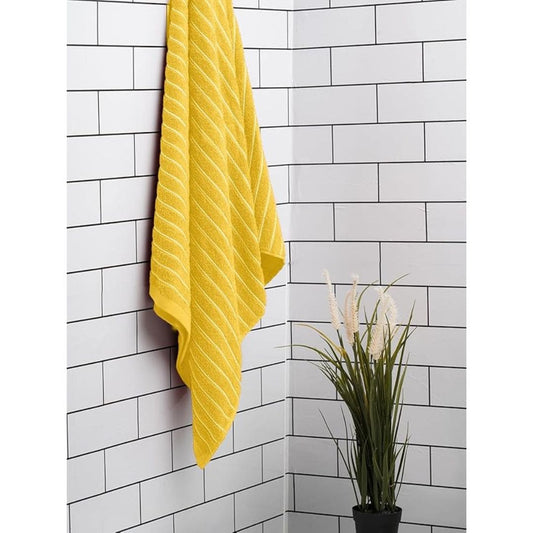LX INDIA Towels Welspun Cotton Large (70 X 150Cm) Bath Towel (Mimosa)