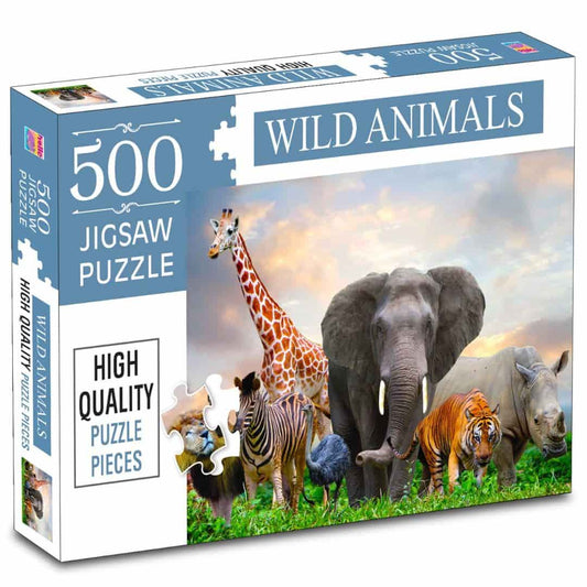LX INDIA puzzle Wild Animals Jigsaw Puzzles for Kids and Children