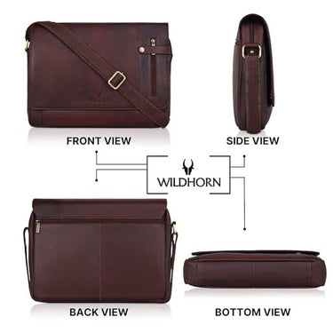 LXINDIA Bag WildHorn Leather Messenger Bag for Men Office Bag for Men