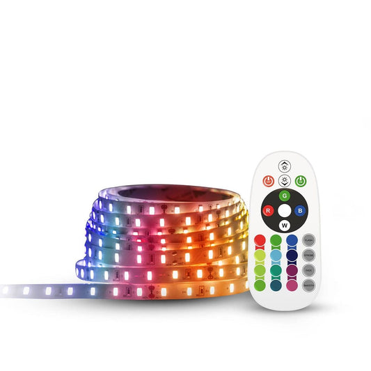 LX INDIA Led Light wipro 10 Meters RGB Led Strip Light|60 LEDs/Mtr|24 Keys Ir Remote Controlled RGB Color Changing Light