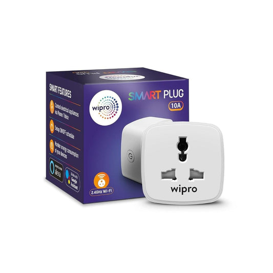 LX INDIA Smart Plug Wipro 10A square Wi-Fi Smart Plug