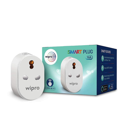 LX INDIA Smart WiFi Plug Wipro 16A Wi-Fi Smart Plug with Energy Monitoring