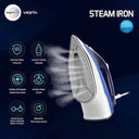 LXINDIA Cloth Iron Wipro 2200 Watt Heavy Duty Steam Iron (Blue)