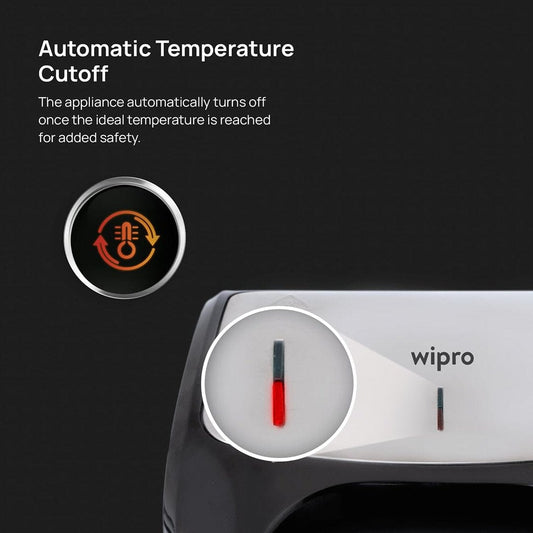 LX INDIA Electric Toaster wipro Elato Bs302 800 Watt 3-In-1 Detachable Sandwich Maker, Removables Plates For Toaster, Griller & Waffle Maker