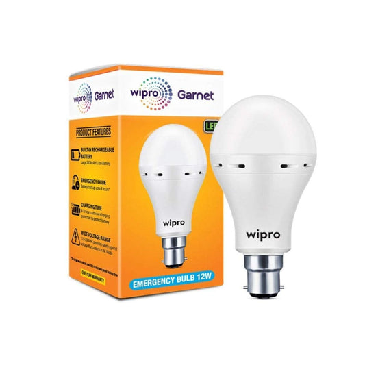 LX INDIA Bulb Wipro Garnet 12w LED Emergency Bulb