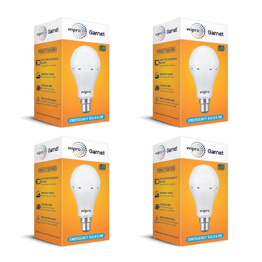 LX INDIA Bulb Wipro Garnet 9w LED Emergency Bulb