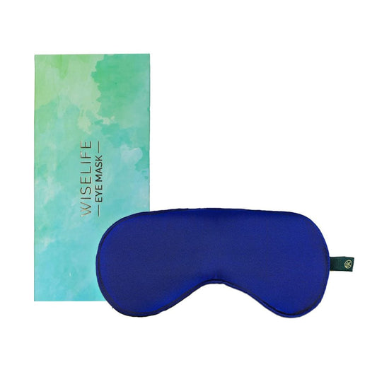 LX INDIA Eye Mask WiseLife Natural Mulberry Silk Eye Mask Indigo