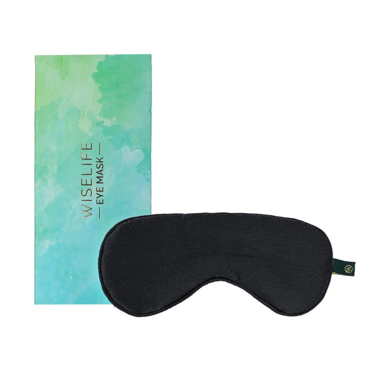 LX INDIA Eye Mask WiseLife Natural Mulberry Silk Eye Mask (Midnight)