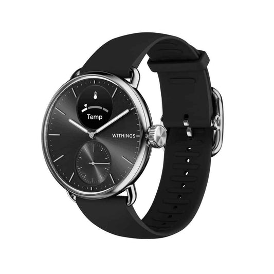 LX INDIA Smart Watch Black Withings ScanWatch 2, Heart Health Hybrid Smartwatch for Men & Women