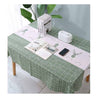 LXINDIA Table Cloth wolpin 4 Seater Dining Table Cover &amp; Center Table Cover