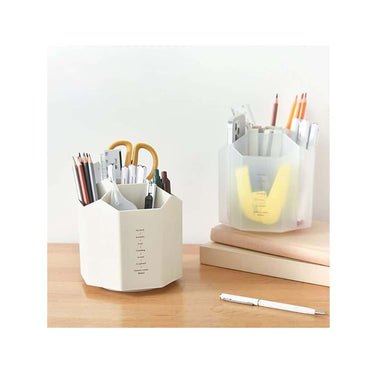 LXINDIA Pen Holder wolpin Desk Organizer 5 Compartment Pen and Pencil Stand