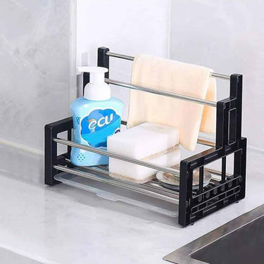 LXINDIA Sink organizer wolpin Multipurpose 3 in 1 Kitchen Sink Organizer