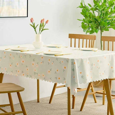 LXINDIA Table Cloth wolpin Polyvinyl Chloride Pvc Dining Rectangular Table Cover