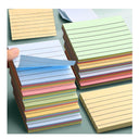 LXINDIA Stickey Notes Wolpin Ruled Sticky Notes 400 Sheets Cube