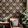 LXINDIA Wallpaper wolpin Wall Stickers DIY Wallpaper (45 cm x 10 m) Black