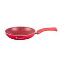 LXINDIA cookware Wonderchef Granite 24 cm Non Stick Fry Pan Red