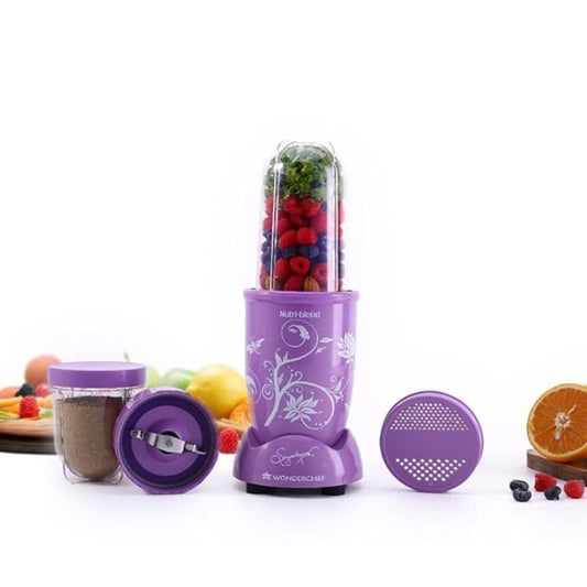 LX INDIA Juice Blender Purple Wonderchef Nutri-blend 500W Juicer Mixer Grinder