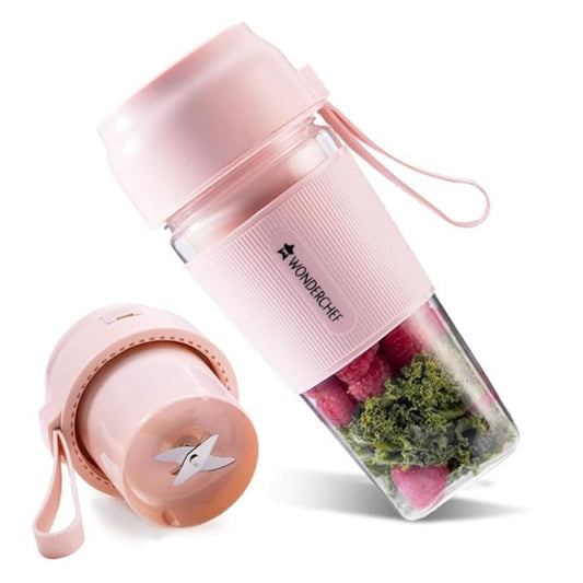 LX INDIA Juice Blender Wonderchef Plastic Nutri-Cup Portable Blender (Pink)