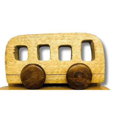 LXINDIA Toys WooZee Wooden Toy Bus