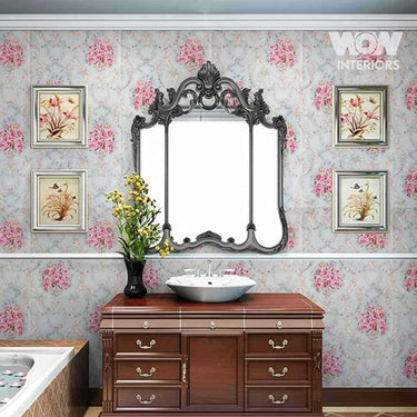 LXINDIA Wallpaper WOW Interiors Floral SELF Adhesive Wallpaper (Pack of 2)