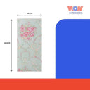 LXINDIA Wallpaper WOW Interiors Floral SELF Adhesive Wallpaper (Pack of 2)