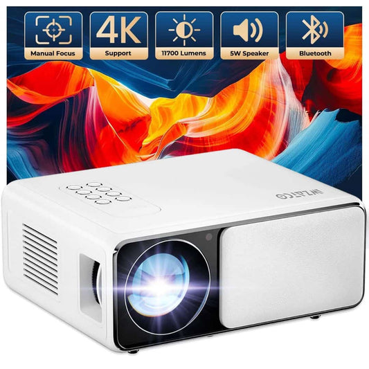 LX INDIA Projector WZATCO Yuva Plus (Upgraded) Native 1080P Full HD Projector White