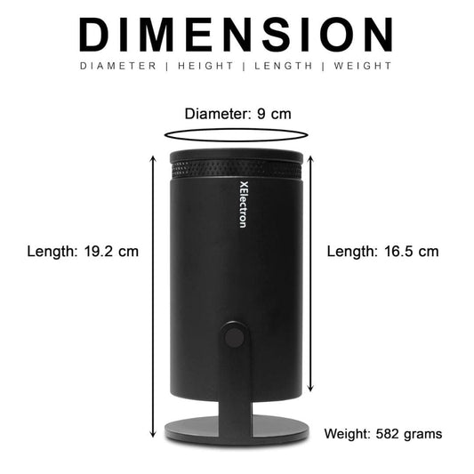 LX INDIA Projector XElectron Y8 Plus Android 12 Projector for Home Black